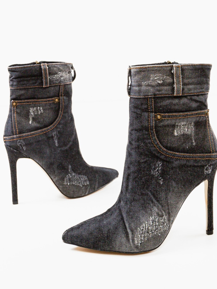 Botine dama Sharkbay Negre