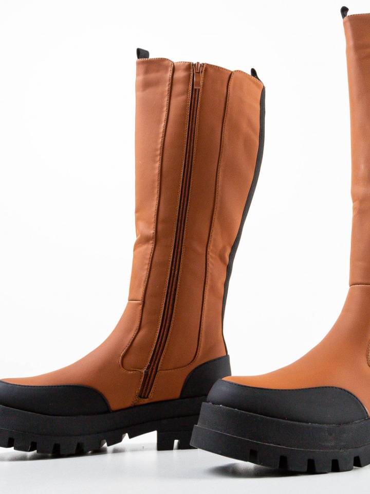 Cizme dama Salter Camel