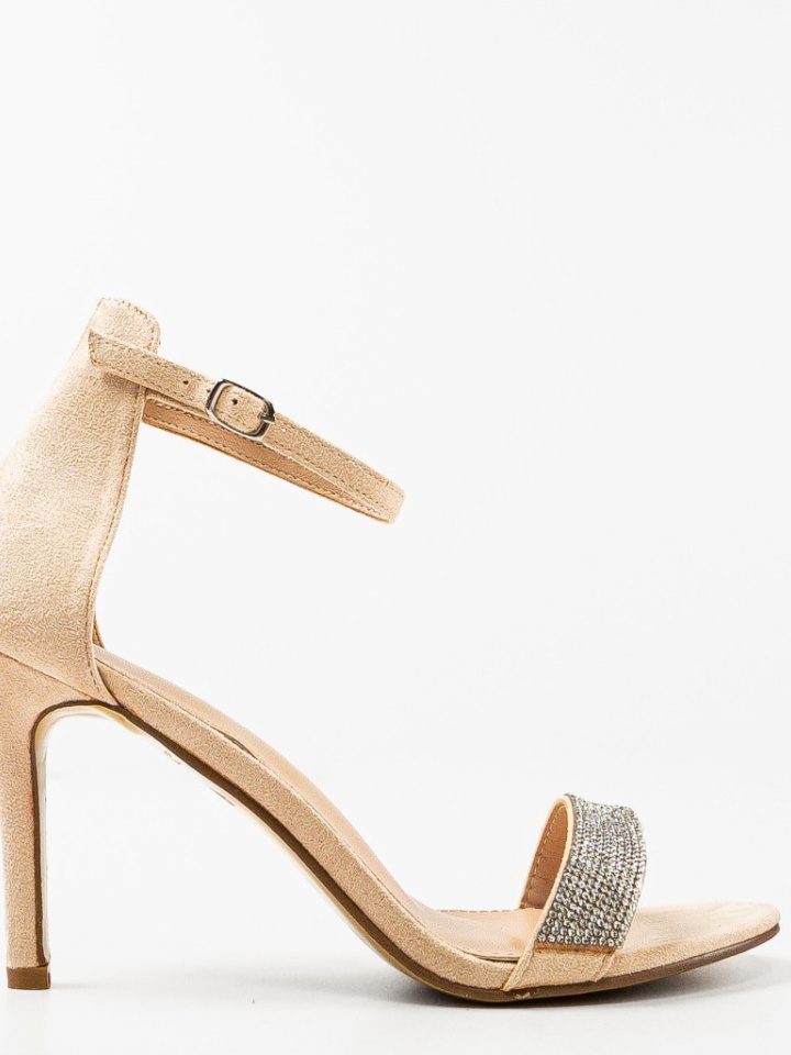 Sandale cu toc Kandrev Fuchsia