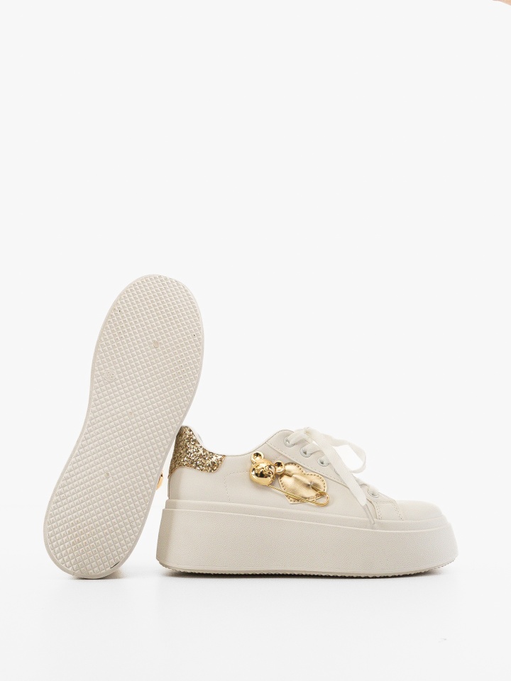 Sneakers dama Neela Argintii