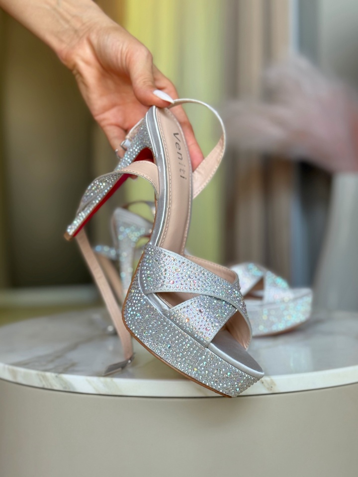 Sandale cu toc Zbyr Negre