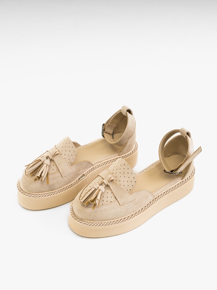 Pantofi Casual Kastor Bej 2