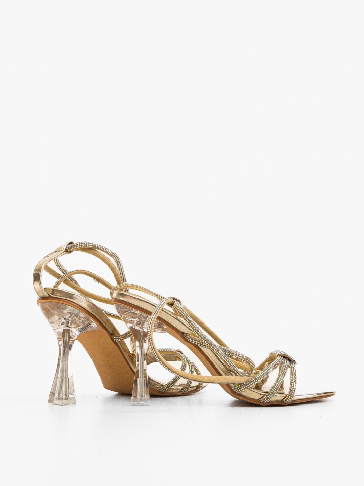 Sandale cu toc Jenson Negre