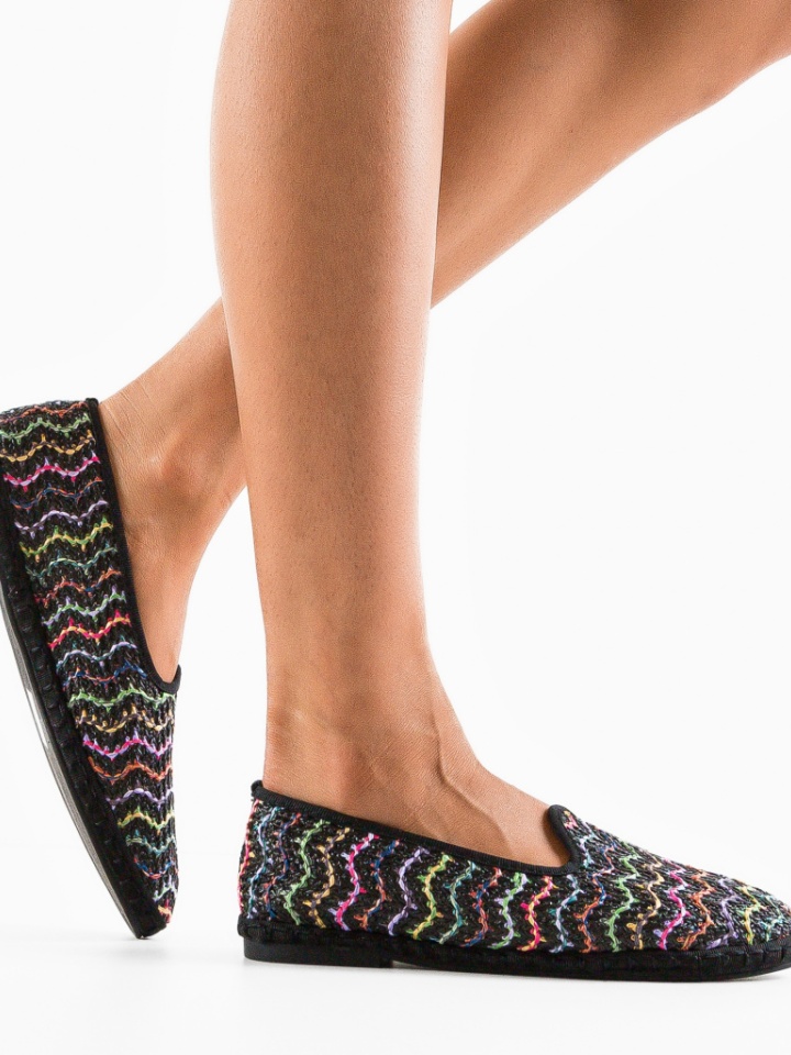 Espadrile dama Heike Negre