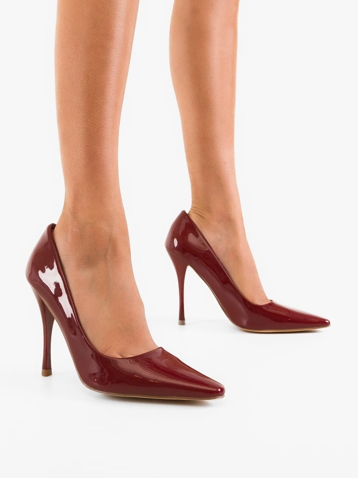 Pantofi stiletto dama Jannine Bej