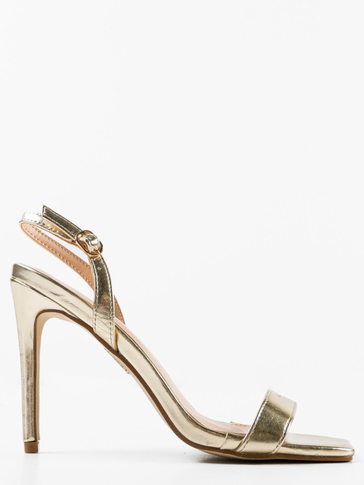 Sandale cu toc Ynyman Albe