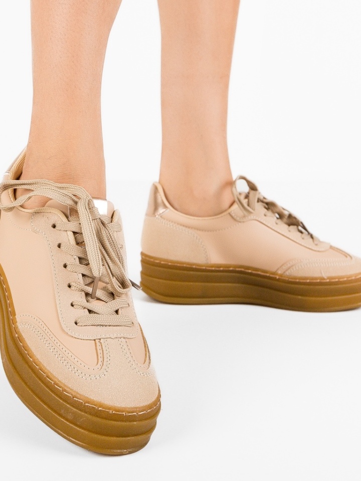 Sneakers dama Jaswin Khaki