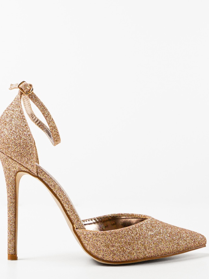 Pantofi cu toc Sofly Argintii