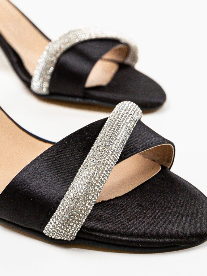 Sandale cu toc Orkestre Albe