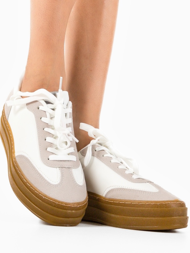 Sneakers dama Jaswin Khaki