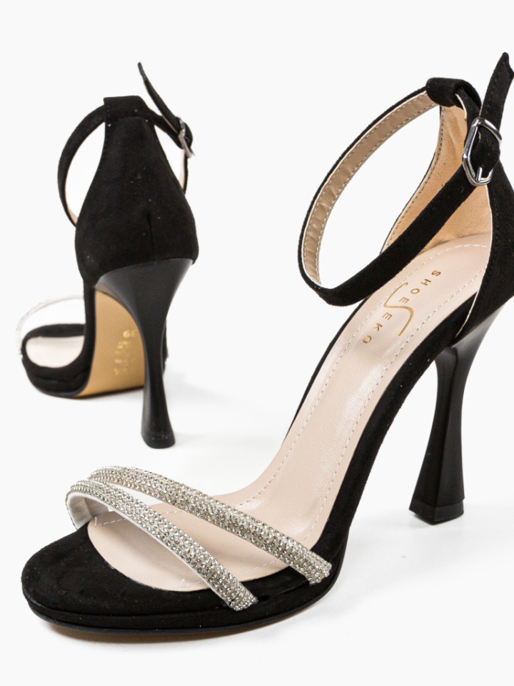 Sandale cu toc Geamelya Negri 2