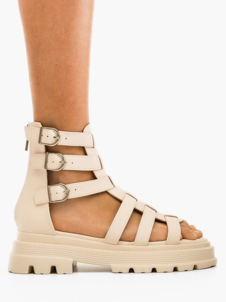 Sandale dama Borhay Bej