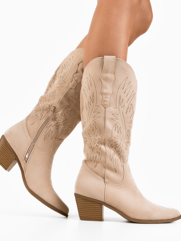 Cizme dama Chikelu Khaki