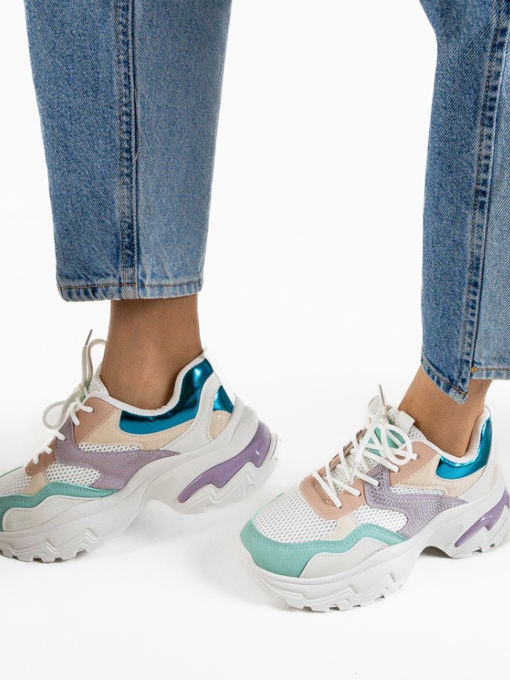 Sneakers dama Leonarda Bej