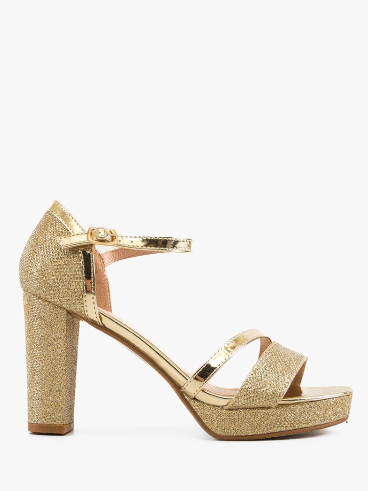 Sandale cu toc Irena Negre