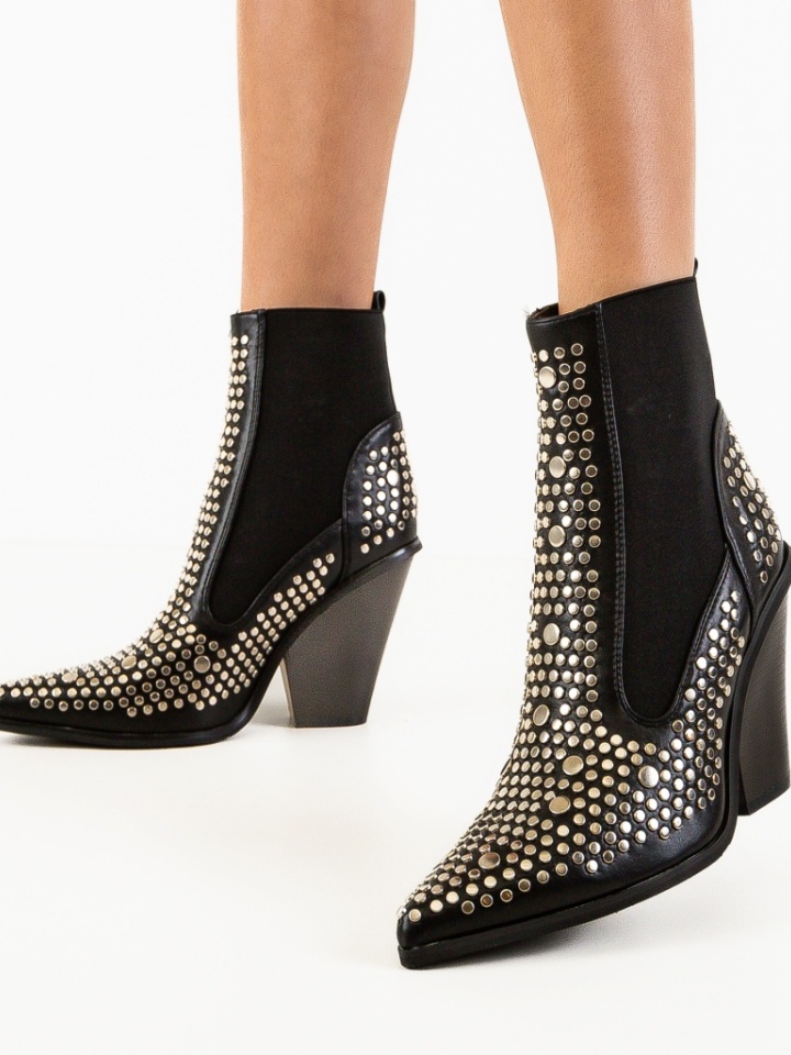 Botine dama Carol Negre