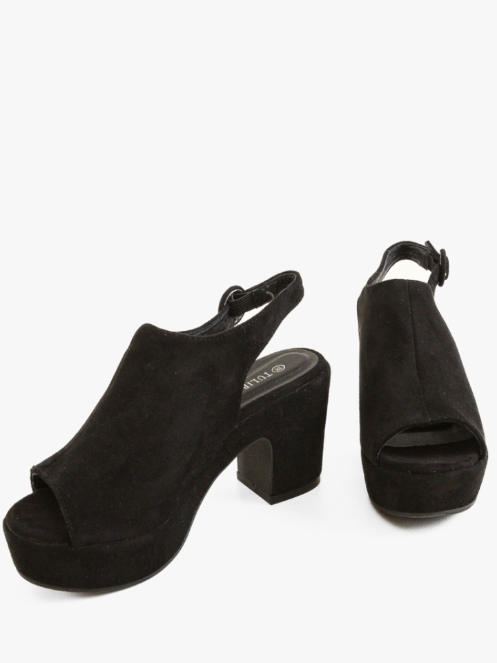 Sandale cu toc Yousuf Negre