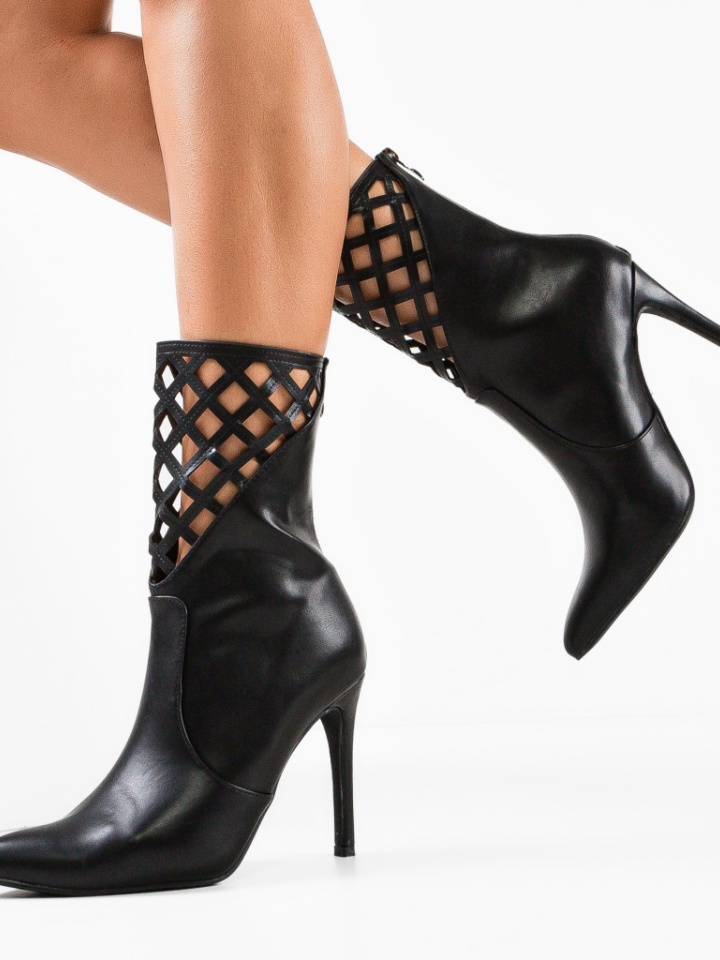 Botine dama Todd Negre