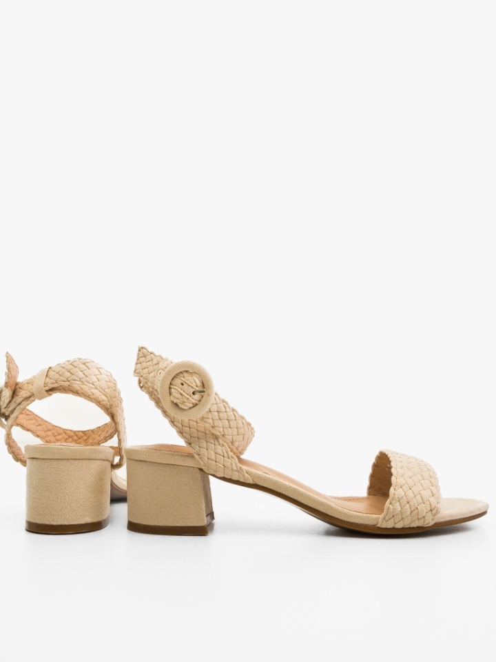 Sandale cu toc Jarvis Bej