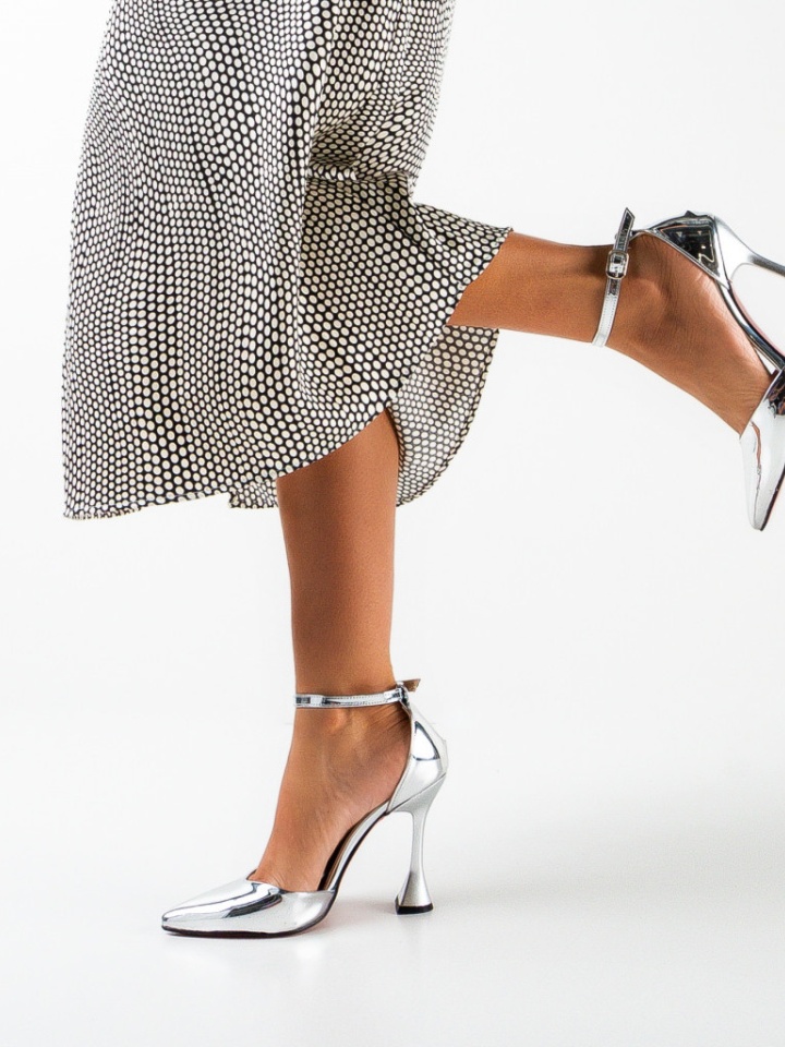 Pantofi dama Ferez Argintii