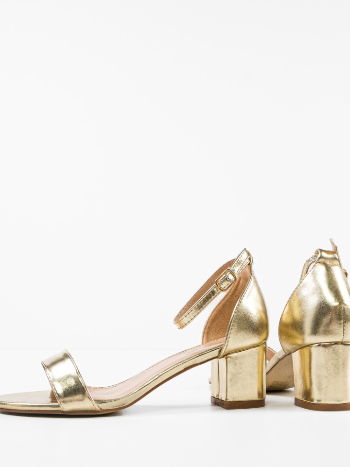 Sandale cu toc Opazy Negre