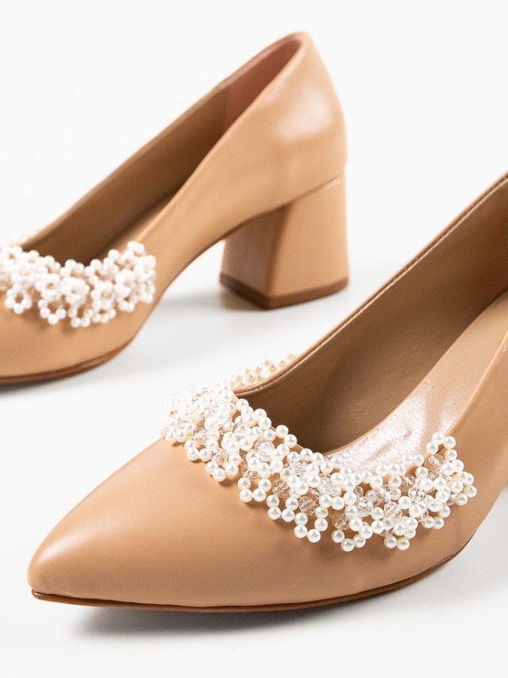 Pantofi dama Perly Bej