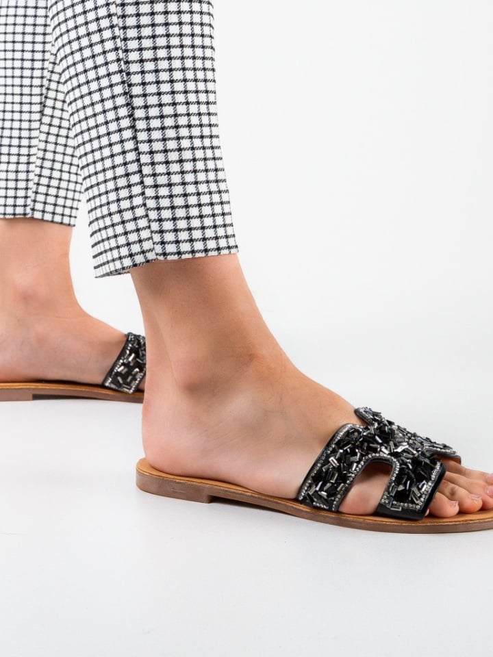 Papuci dama Abbott Negri