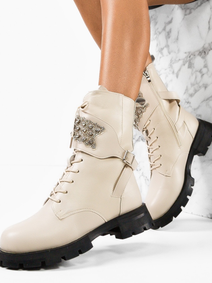 Ghete dama Lakeras Bej