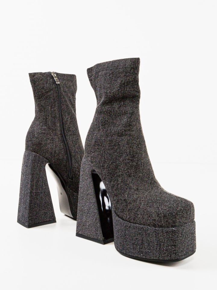 Botine dama Huron Albe