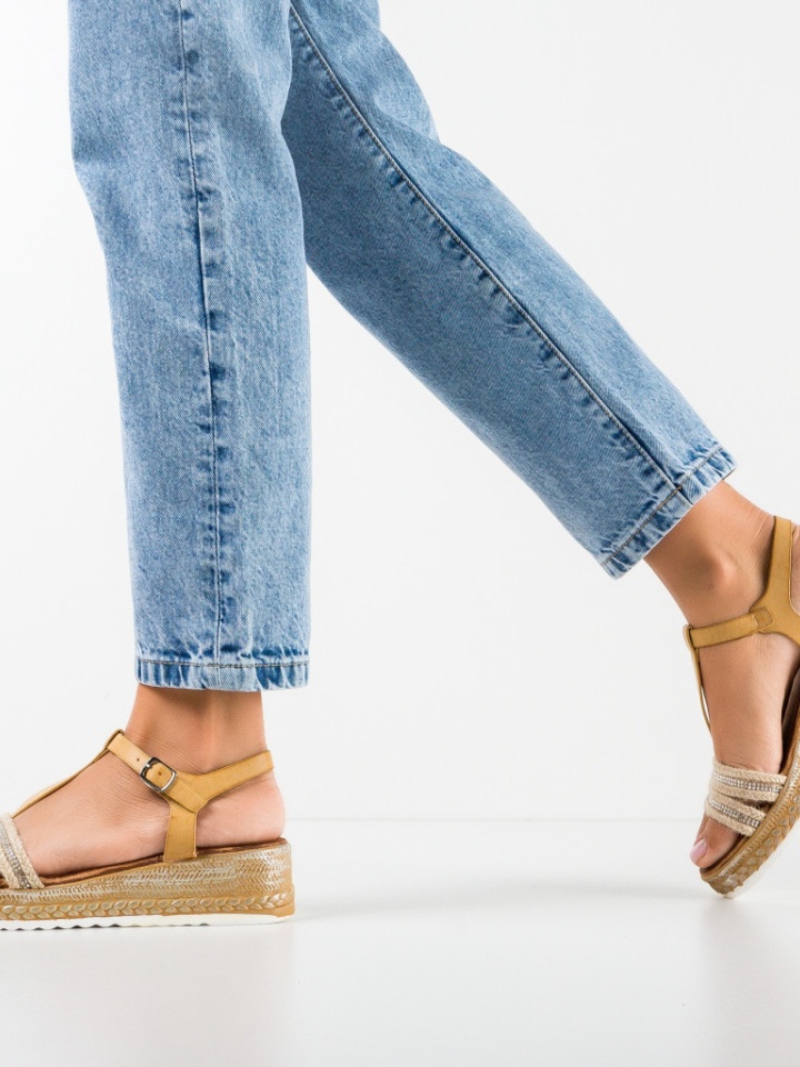 Sandale dama Marshall Bej