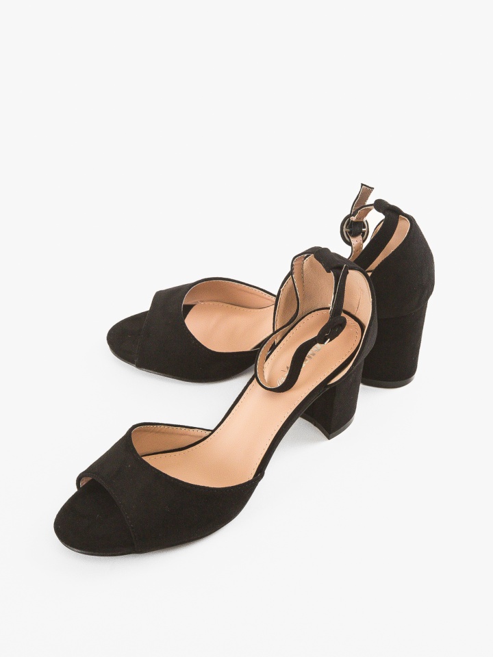 Sandale cu toc Duncan Bej