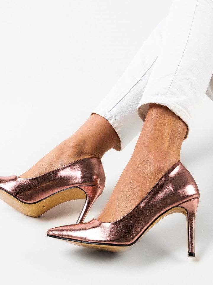 Pantofi cu toc Weps Bej 4