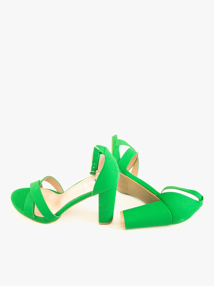 Sandale cu toc Saskia Verzi