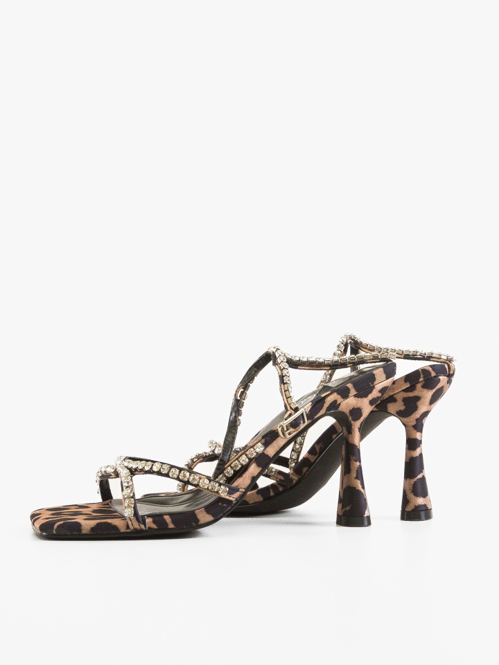 Sandale cu toc Aron Aurii