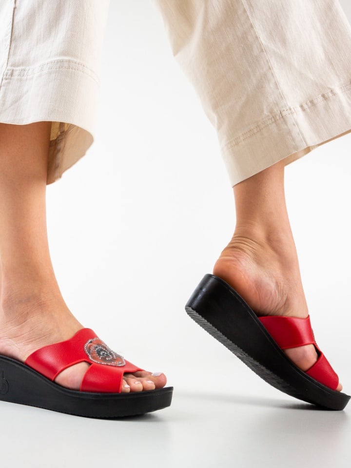 Platforme Rose Rosii