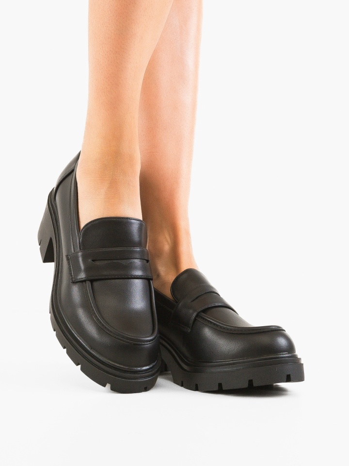 Pantofi dama cu toc Russe Negri 2