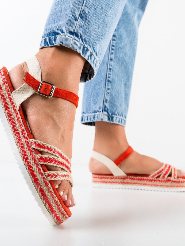 Sandale dama Kiri Portocalii