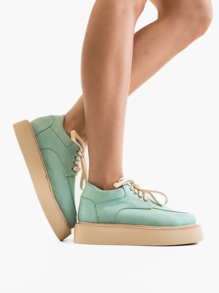 Pantofi Casual Fagen Turcoaz 2