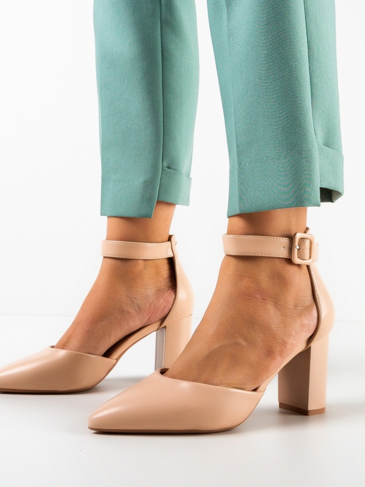 Pantofi dama Kole Bej 2