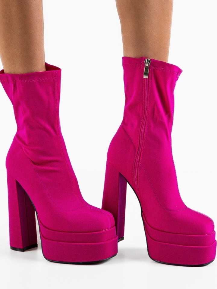 Botine dama Fumnan Fuchsia