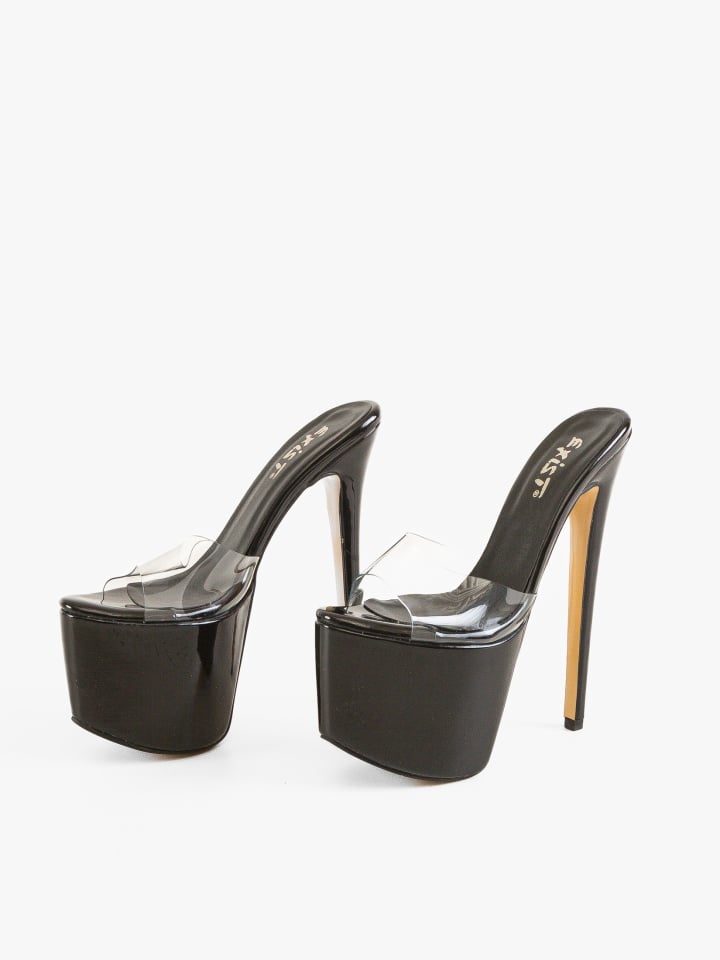 Sandale cu toc Nakva Argintii