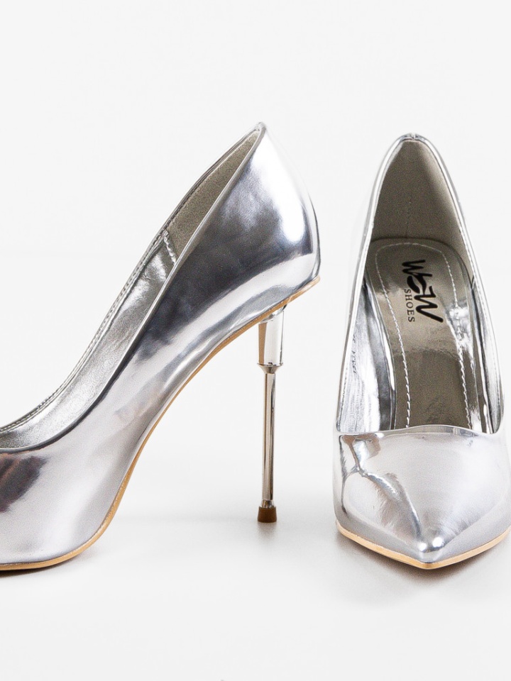 Pantofi dama Pascar Argintii