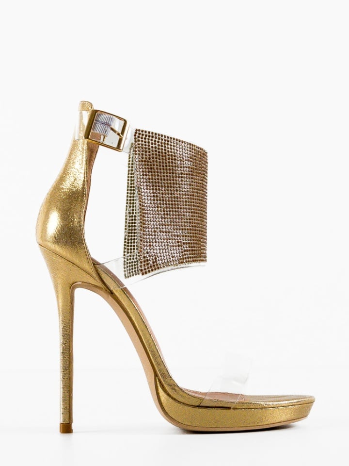 Sandale cu toc Joakim Argintii