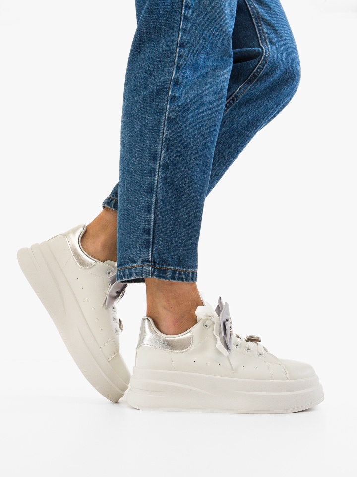 Sneakers dama Thaban Argintii