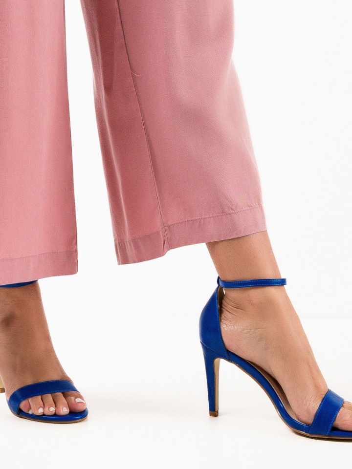 Sandale cu toc Rekoman Negre