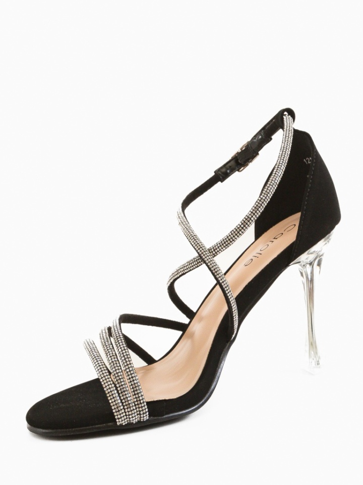 Sandale cu toc Clarke Negre