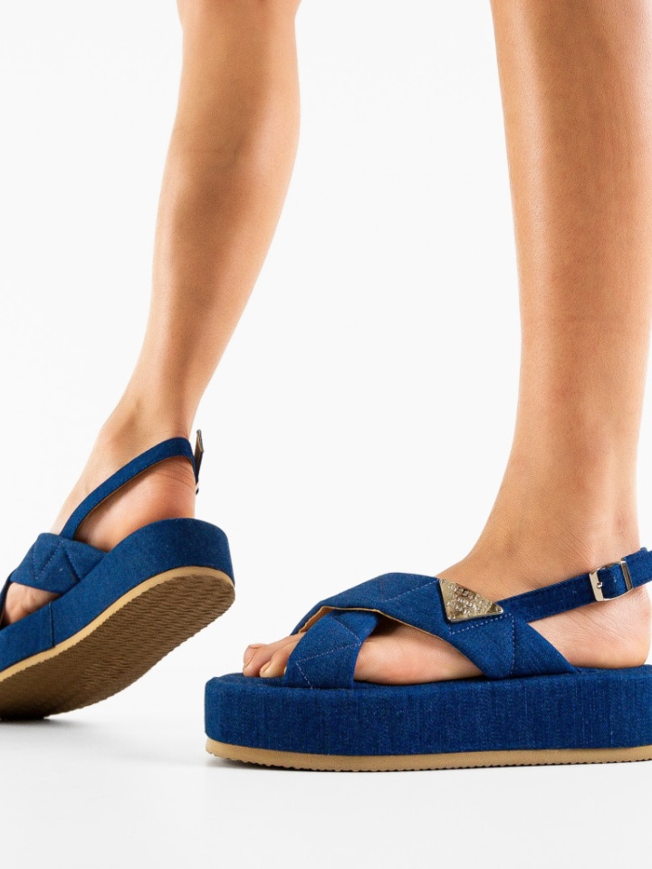 Sandale dama Ziggy Albastre 2