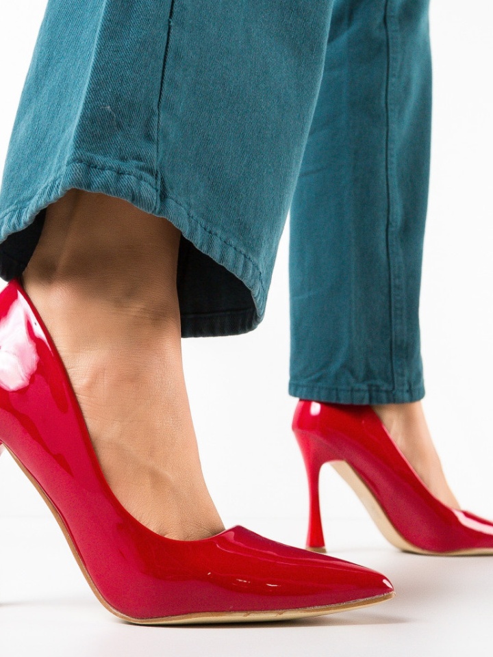 Pantofi cu toc Lindo Bej