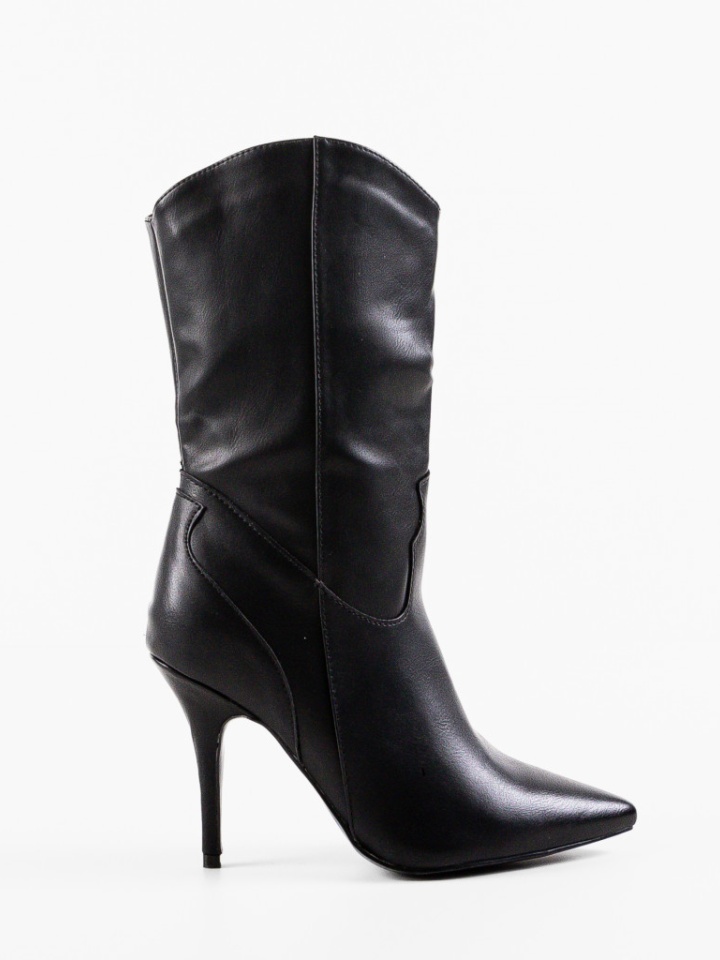 Botine dama Stone Negre