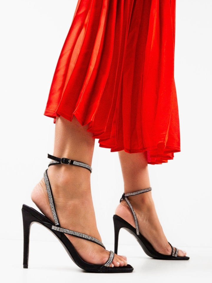 Sandale cu toc Neyman Aurii